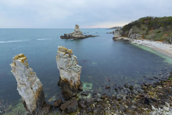 Shile Fyr Ile Istanbul Turkiet Sile Lighthouse Fyr Som Ligger — Stockfoto