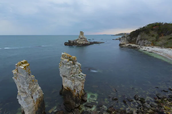 Shile Fyr Ile Istanbul Turkiet Sile Lighthouse Fyr Som Ligger — Stockfoto