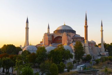 Eski İstanbul, Türkiye 'de Ayasofya kubbeleri ve minareleri, 