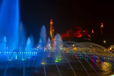 Eski İstanbul, Türkiye 'de Ayasofya kubbeleri ve minareleri, 