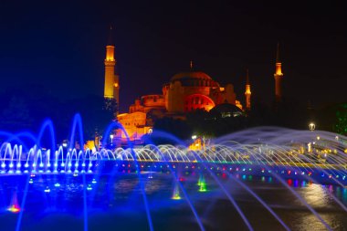 Eski İstanbul, Türkiye 'de Ayasofya kubbeleri ve minareleri, 