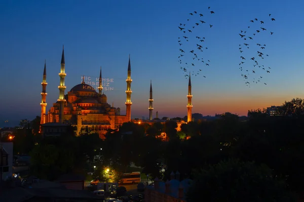 Die Blaue Moschee Istanbul Türkei Sultanahmet Camii Die Moschee Ist — Stockfoto