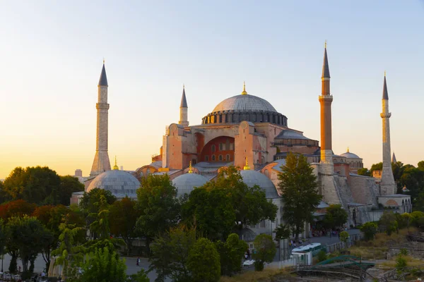 Hagia Sophia Domes Minarets Old Town Istanbul Turkey — Stock Photo, Image