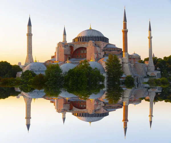 Hagia Sophia Domes Minarets Old Town Istanbul Turkey — Stock Photo, Image