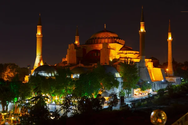 Хагія Софія Куполи Мінарети Старому Стамбулі Туреччина — стокове фото