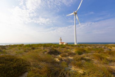 Bozcaada Adası'ndaki Polente deniz feneri