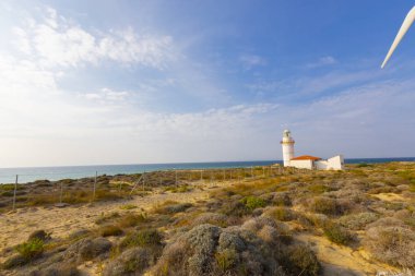 Bozcaada Adası'ndaki Polente deniz feneri