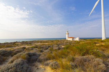 Bozcaada Adası'ndaki Polente deniz feneri