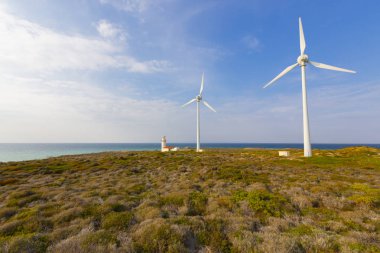 Bozcaada Adası'ndaki Polente deniz feneri