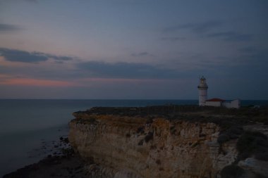 Bozcaada Adası'ndaki Polente deniz feneri