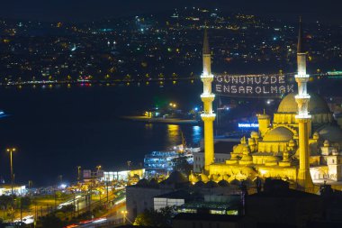 Süleymaniye Camii ve Peyzaj / Türkiye .
