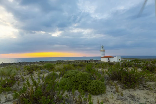 Den Polente Fyren Bozcaada Island — Stockfoto