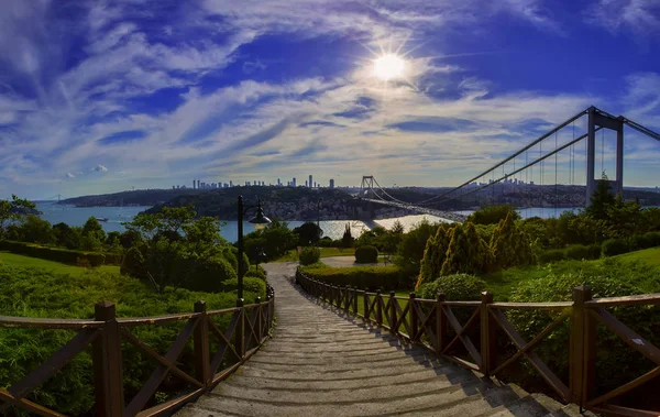 Город Ландшафт Истанбул Турция — стоковое фото