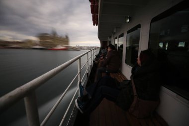 istanbul silueti ve gün batımı / Türkiye
