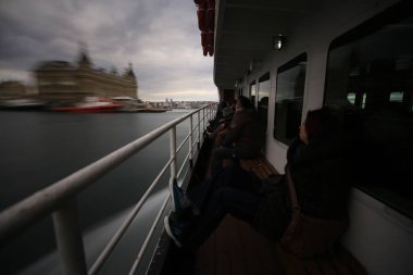 istanbul silueti ve gün batımı / Türkiye