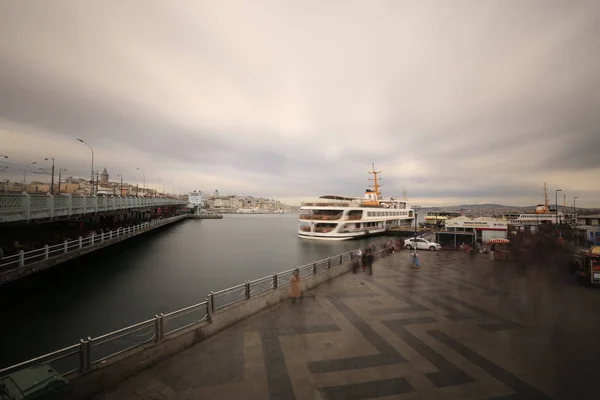 Istanbul Silueti Gün Batımı Türkiye — Stok fotoğraf