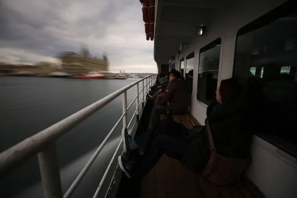 イスタンブールのスカイラインと夕日 トルコ — ストック写真