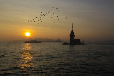 Kız Kulesi ve Gün Batımı 