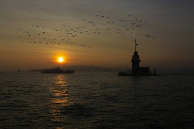 Kız Kulesi ve Gün Batımı 