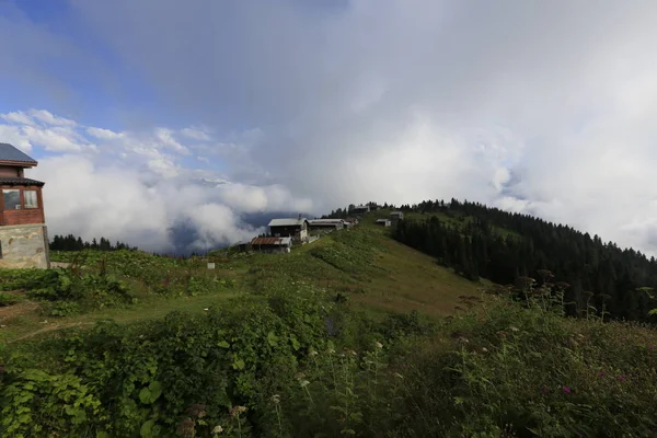 Pokut Plateau Rize Camlihemsin Pokut Plateau Schwarzen Meer Und Der — Stockfoto