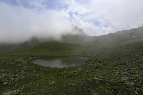 Laut Hitam Rize Ambarli Plateau Turkey View — Stok Foto