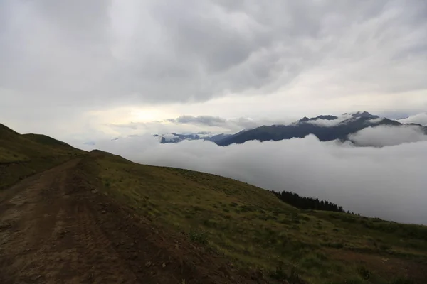 Vista Panorâmica Planalto Ambarli Nas Montanhas Kackar Mar Negro Rize — Fotografia de Stock