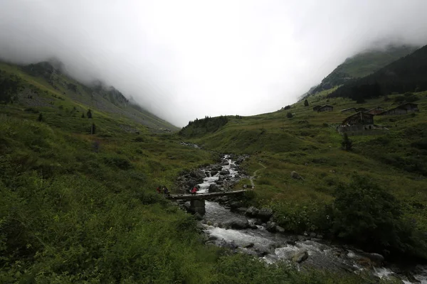 A beautiful landscape from the Elevit uplands of Rize in Black Sea region of Turkey.