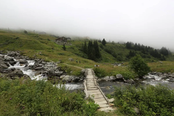 Hermoso Paisaje Las Tierras Altas Elevit Rize Región Del Mar — Foto de Stock