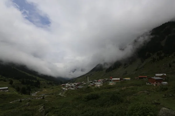 Uma Bela Paisagem Das Terras Altas Elevit Rize Região Mar — Fotografia de Stock