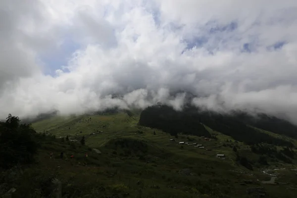 Bellissimo Paesaggio Dalle Regioni Montane Elevit Rize Nella Regione Del — Foto Stock