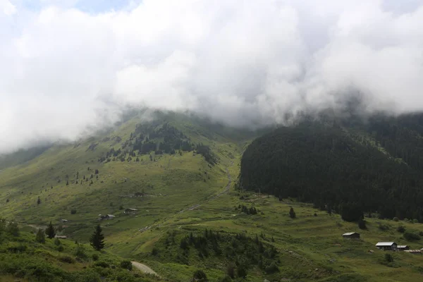 Uma Bela Paisagem Das Terras Altas Elevit Rize Região Mar — Fotografia de Stock