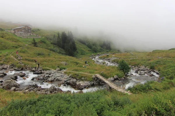 A beautiful landscape from the Elevit uplands of Rize in Black Sea region of Turkey.