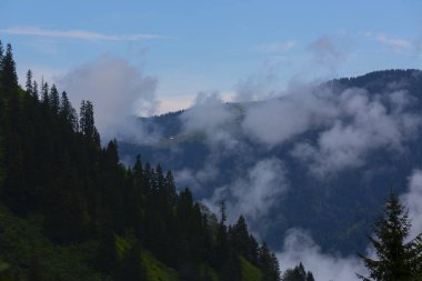 Türkiye'nin Karadeniz bölgesinde Kaçkar Dağları manzarası.