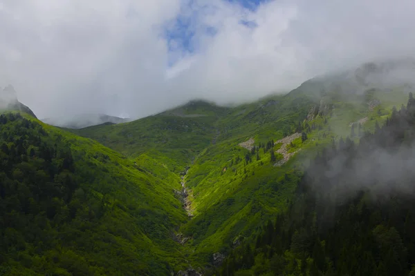 stock image View over the Kackar Mountains in the Black Sea region of Turkey.