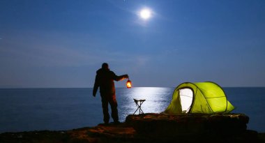 Çadırla Kamp / Gece 