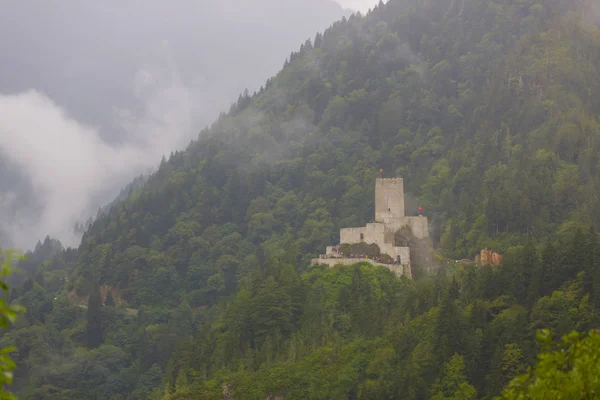 Camlihemsin Rize Turquia Castelo Zil Também Conhecido Como Castelo Zilkale — Fotografia de Stock