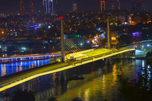 Istanbul Nuit Ponts — Photo