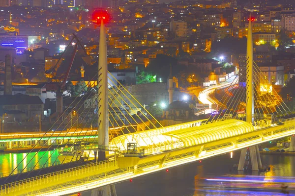 Stanbul Gecesi Köprüler — Stok fotoğraf