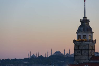 istanbul şehir gece manzara