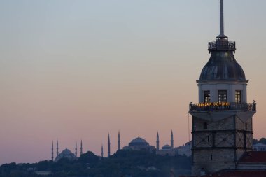 istanbul şehir gece manzara