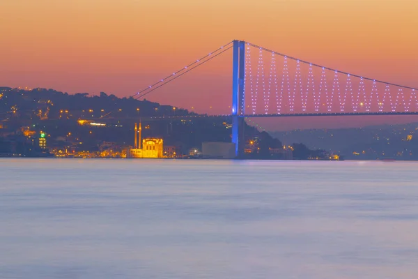 Istanbul Paysage Nocturne Ville — Photo