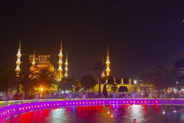 istanbul şehir gece manzara.