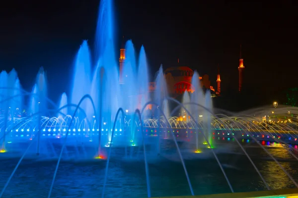 Istanbul Stadt Nachtlandschaft — Stockfoto