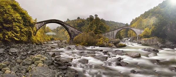 素晴らしい村の写真や山の風景 Savsat Artvin トルコ — ストック写真