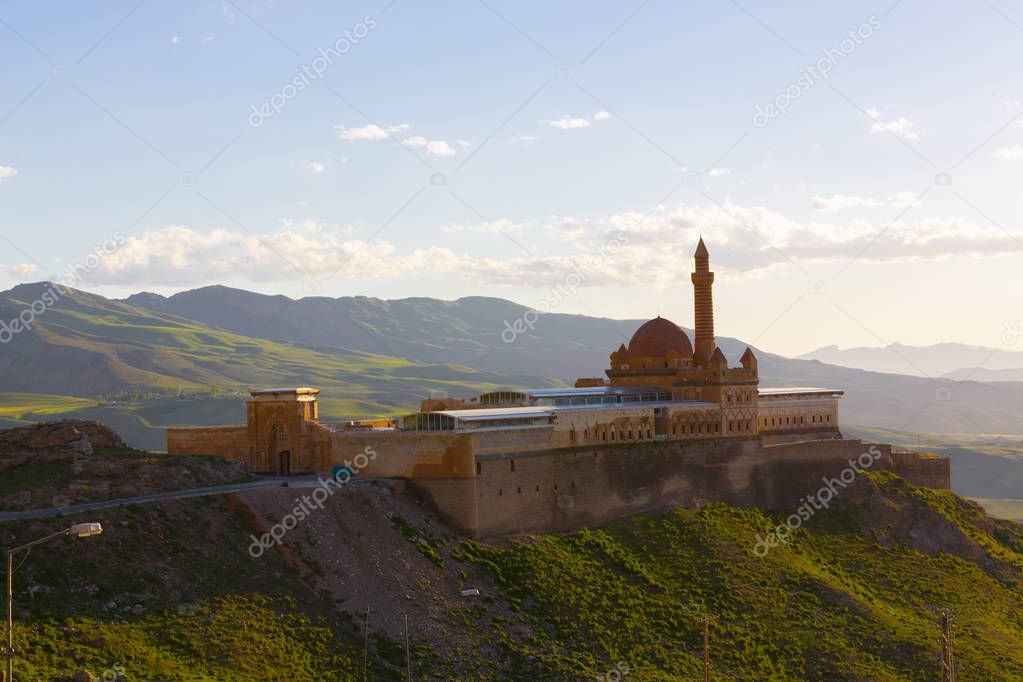 Ishak Pasha palace near Dogubayazit, Turkey