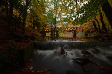 Bolu Türkiye Sonbahar'da Sevenlakes Milli Parkı. Yedigöller Milli Parkı