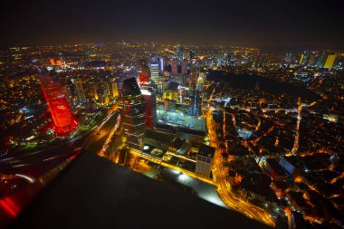Gece Boğaziçi Köprüsü İstanbul / Türkiye