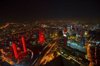 Gece Boğaziçi Köprüsü İstanbul / Türkiye