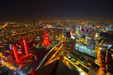 Gece Boğaziçi Köprüsü İstanbul / Türkiye