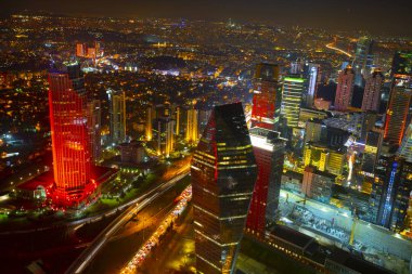 Gece Boğaziçi Köprüsü İstanbul / Türkiye